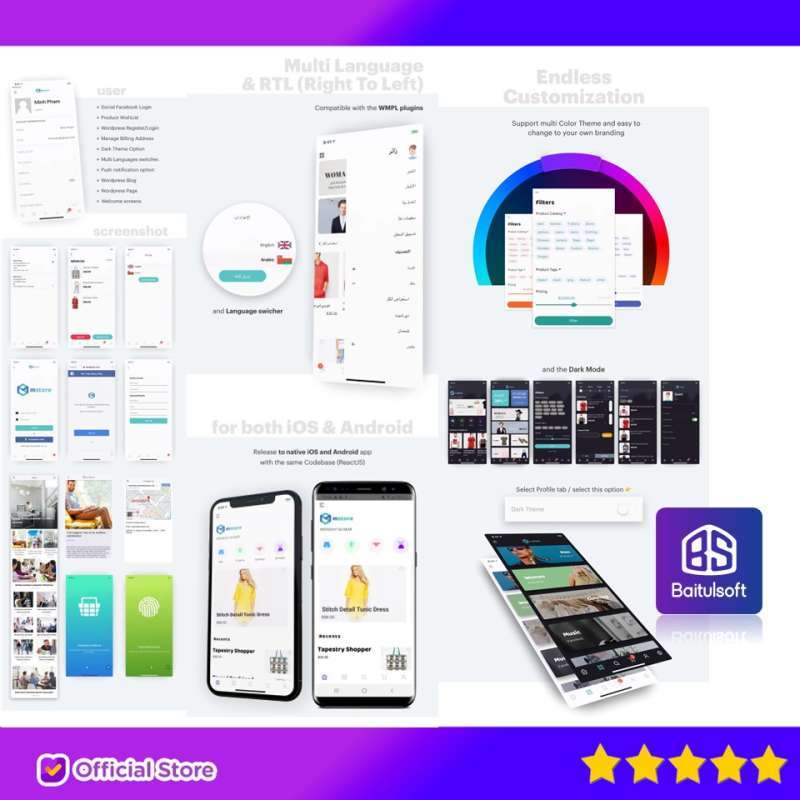 Jual Source Code Aplikasi Mstore Pro - Complete React Native Template ...