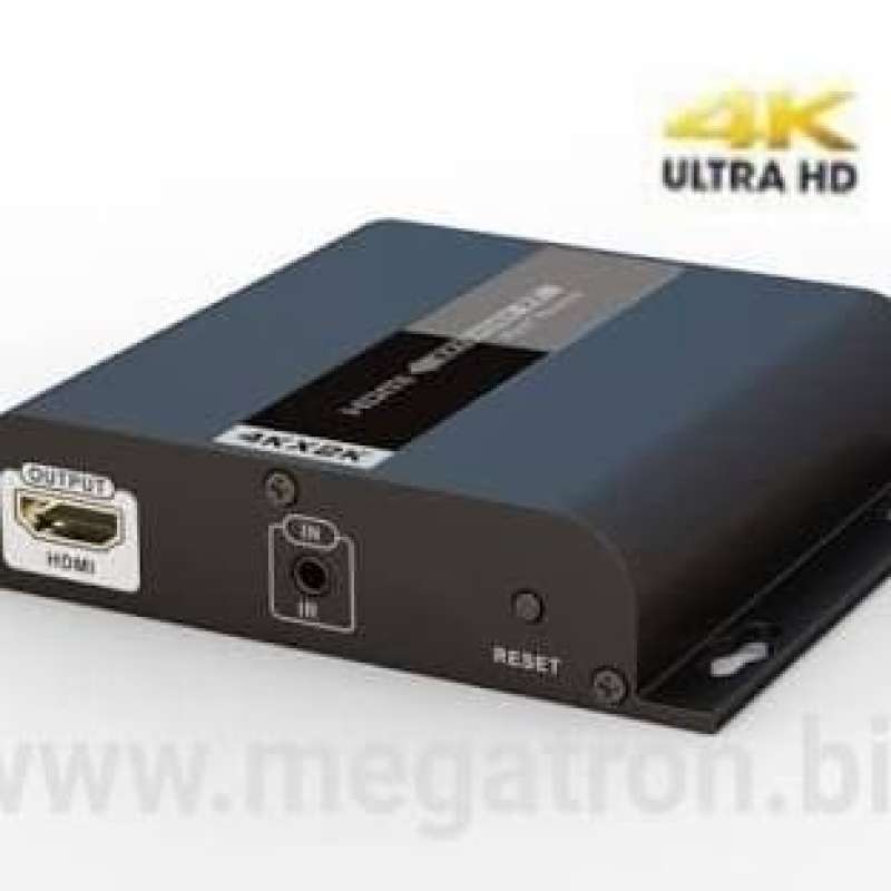 Promo 4K UHD HDMI Extender over LAN - via router/switch (Receiver unit ...
