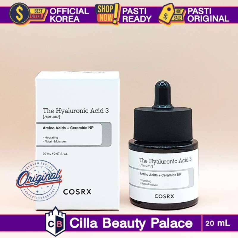 Promo COSRX The Hyaluronic Acid 3 Serum 20ml Diskon 23 di Seller Vulva