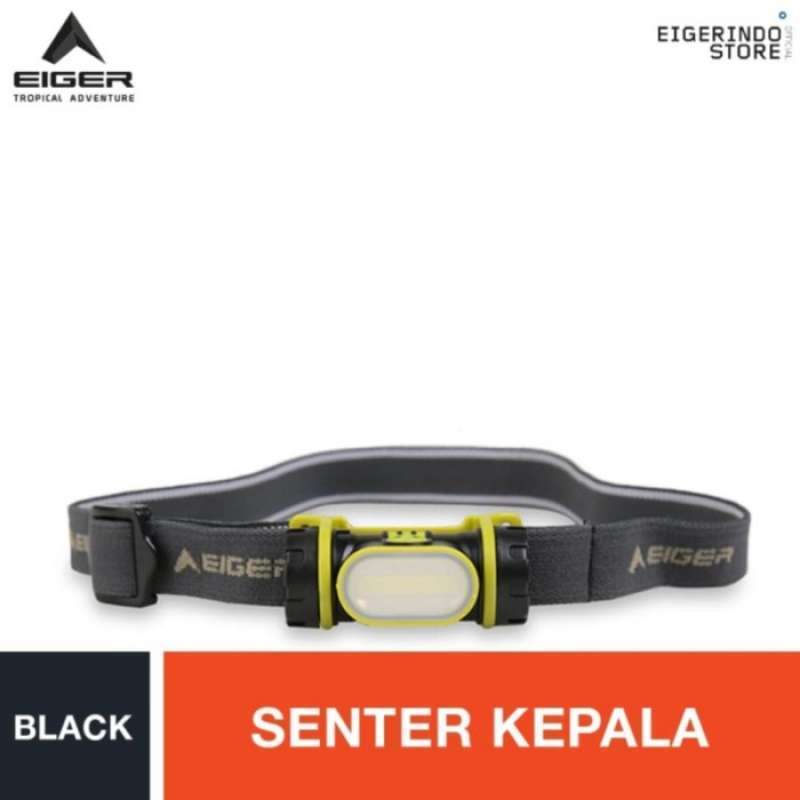 Promo Lampu Headlamp Eiger Original Crite Black Diskon 20 Di Seller