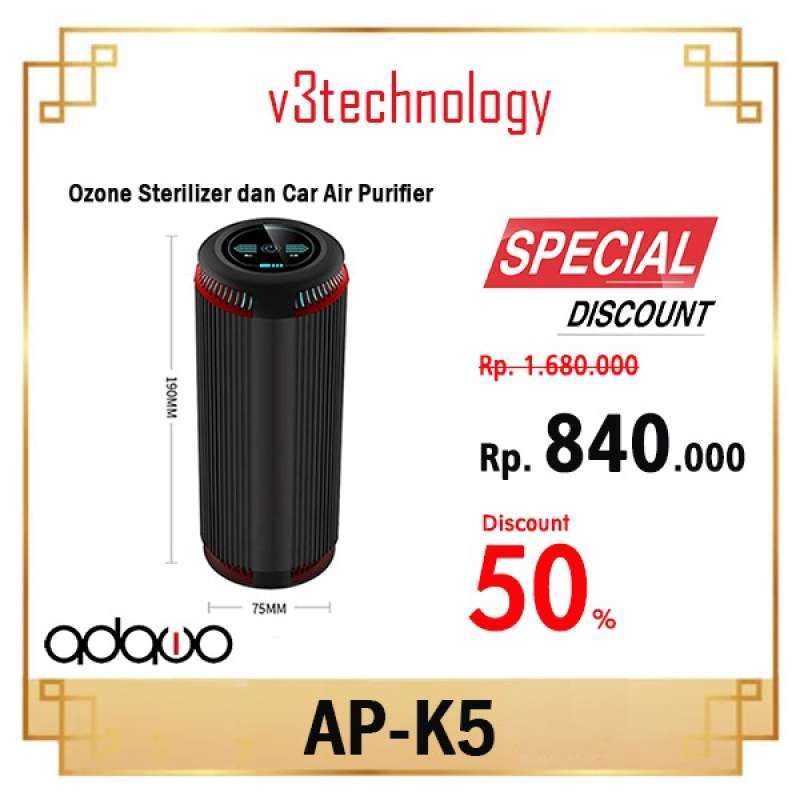 Promo Alat Steril Ozone Portable, Adawo APK5 Sterilizer & Air