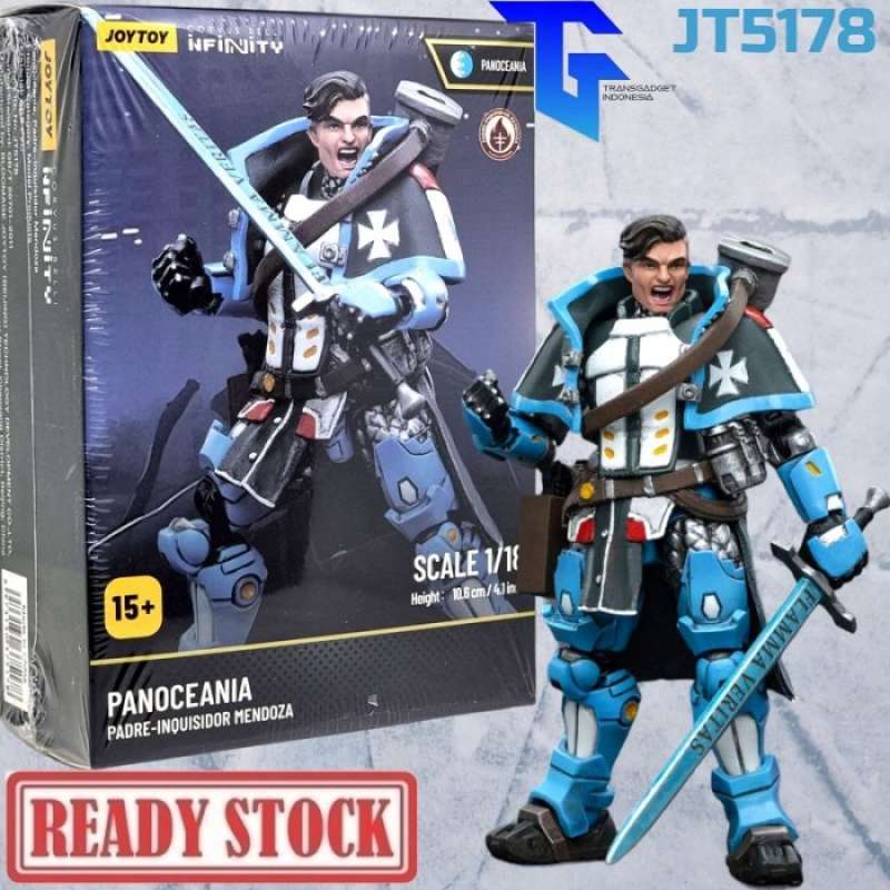 Promo JOYTOY 1/18 Corvus Belli Infinity Panoceania Padre Nokken 1 / 2