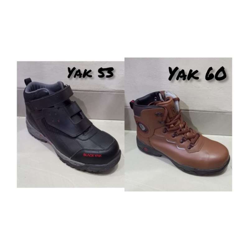 Promo Sepatu Safety Shoes Black Yak Boots Standar Internsional YAK 60