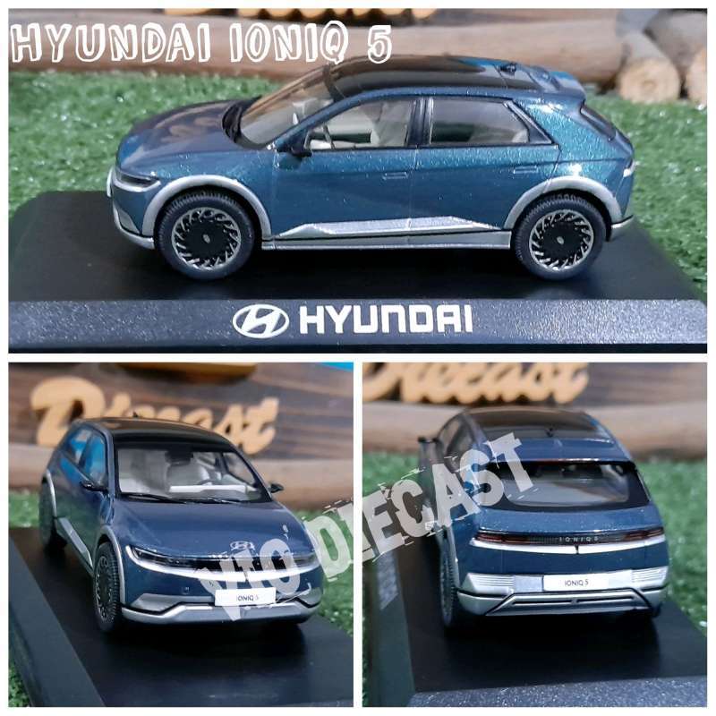 Jual Diecast Miniatur Hyundai Ioniq 5 Dark Blue Skala 1:43 Di Seller ...
