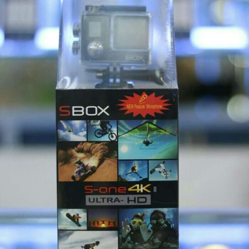 Promo action s box s-one 4k +mik Diskon 23% di Seller PT. Wakasa ...