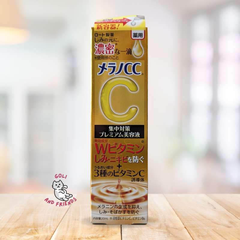 Promo Rohto Melano CC Vitamin C Brightening Premium Essence Japan 20ml