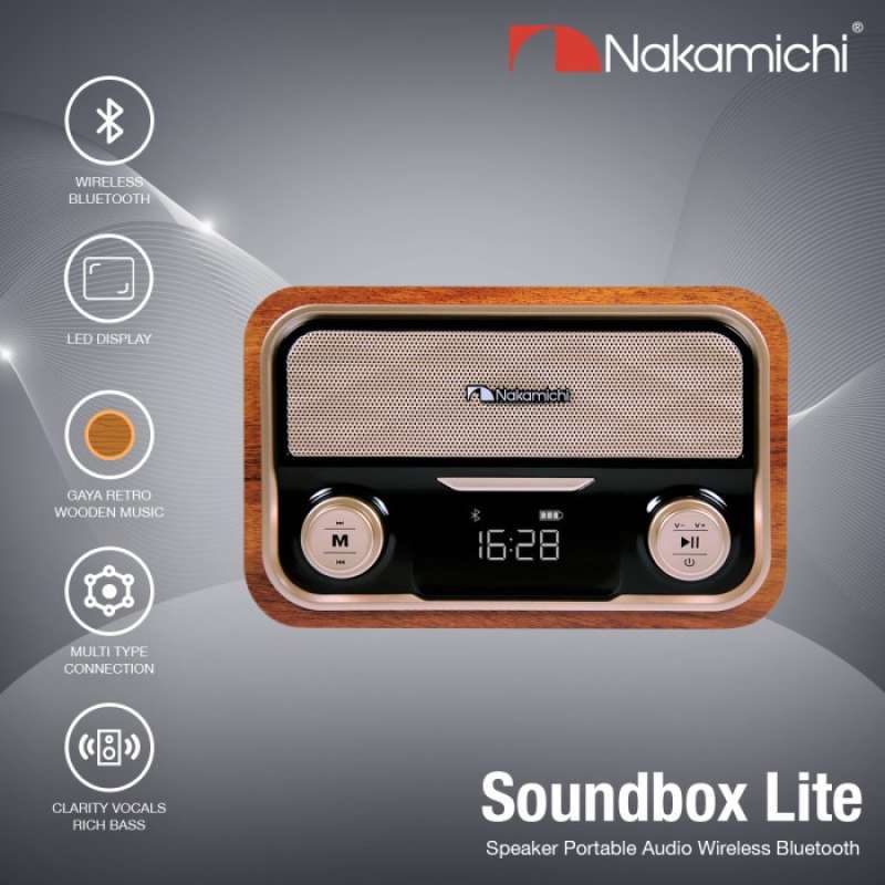 Promo Toko Adaku-nakamichi Soundbox Lite Speaker Portable Audio