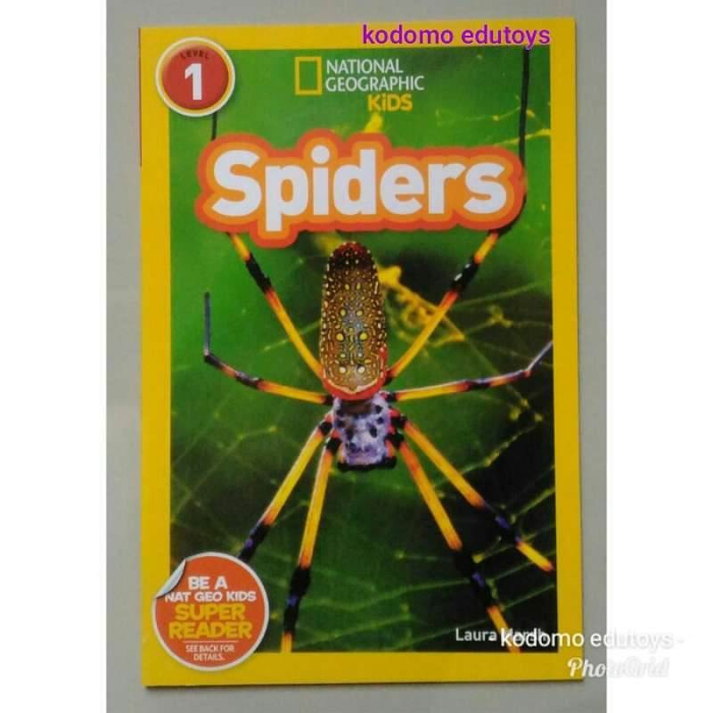 Jual National Geographic Kids Level 1 Spiders, Buku Import Anak di