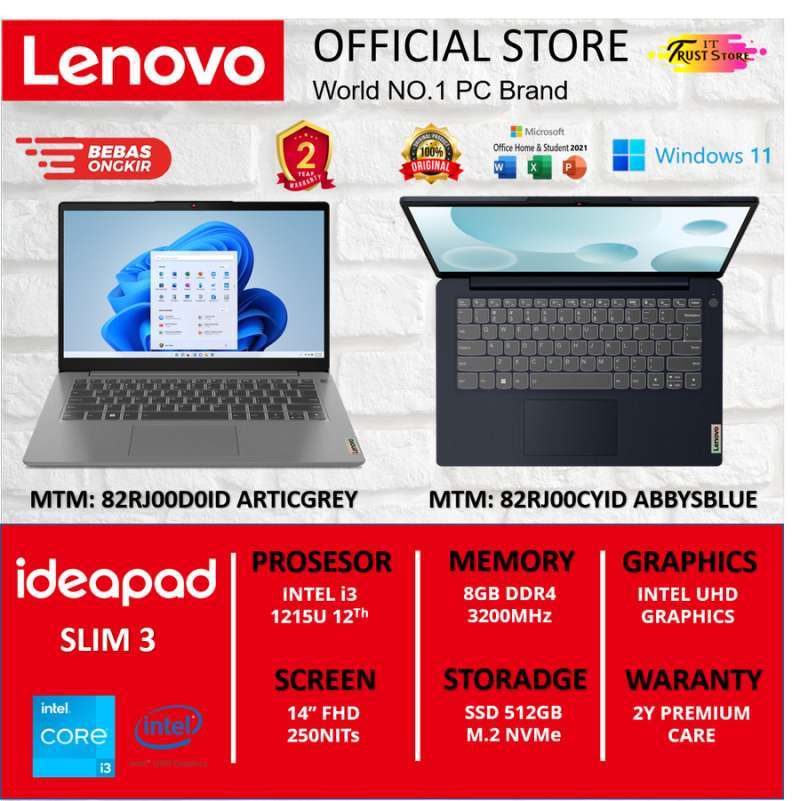 Lenovo Ideapad Slim 3 Harga Terbaru Juni 2024 Blibli