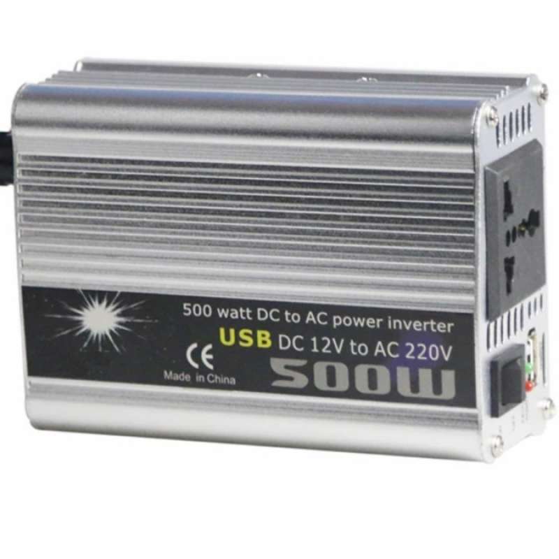 Promo MOBIL INVERTER 500W 12V ALAT MENGUBAH POWER ARUS AC DC CHARGER ...