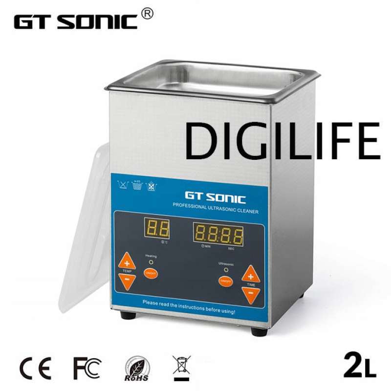 Jual Ultrasonic Cleaner GT Sonic 2L Digital Pembersih Ultrasonik 2