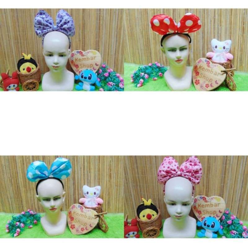 Jual [beli 1 Gratis 1] Aksesoris Rambut Anak Bando Minnie Mouse Dewasa ...