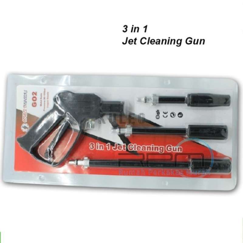 Promo Jet Cleaning Gun 3in1 Double Thunder Pistol Jet Cleaner Patah 3