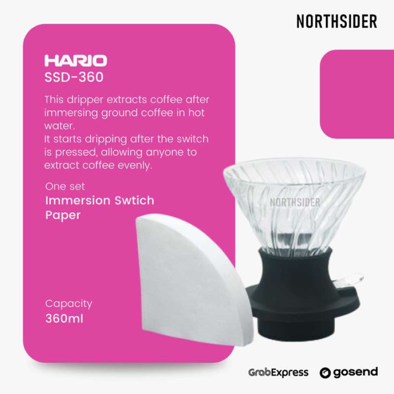 Promo Hario immersion dripper switch SSD200B Clever dripper kopi Diskon 33 di Seller Toko