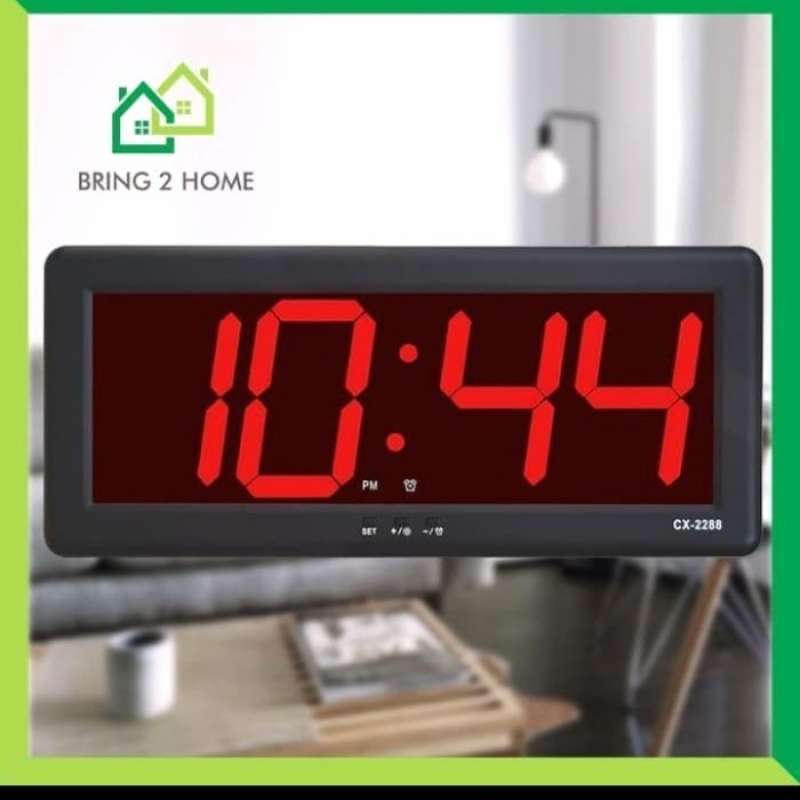 Promo Jam Digital Led Jumbo Dinding atau Meja CX -2288 A9 TERBAIK