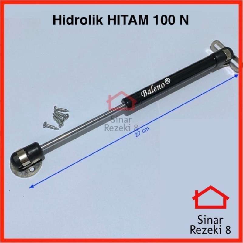 Jual Hidrolik Gas Spring Hitam Jok Motor 100 N 10 Kg / Pintu Lemari ...