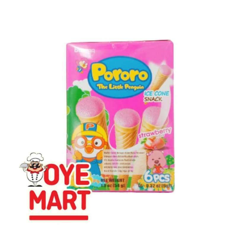 Jual Pororo Ice Cone Snack Strawberry Termurah - Harga Grosir Terupdate ...