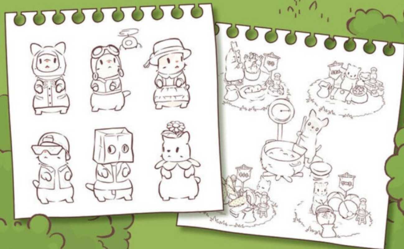 Promo Cats & Soup game Coloring Book Buku Mewarnai Korea Diskon 23% di Seller Kim Nona Shop ...