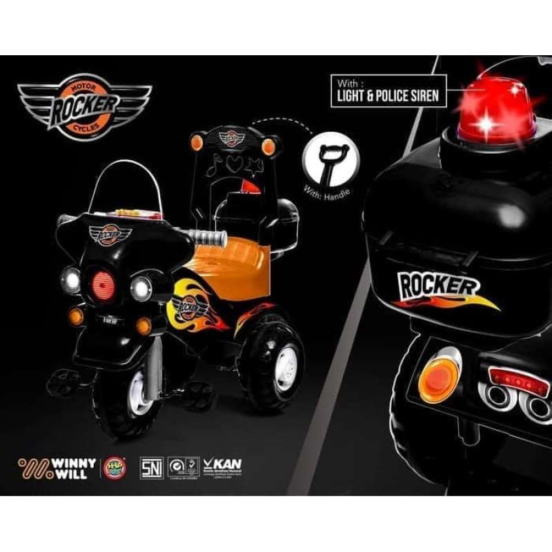 Promo Sepeda Motor Rocker Shp 673 Anak Roda Tiga Dorong / Jne - Jnt ...