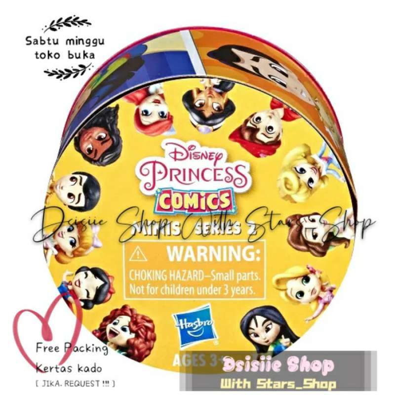 Promo Disney Princess Comics 2 Collectibles Doll Surprise Blind Box
