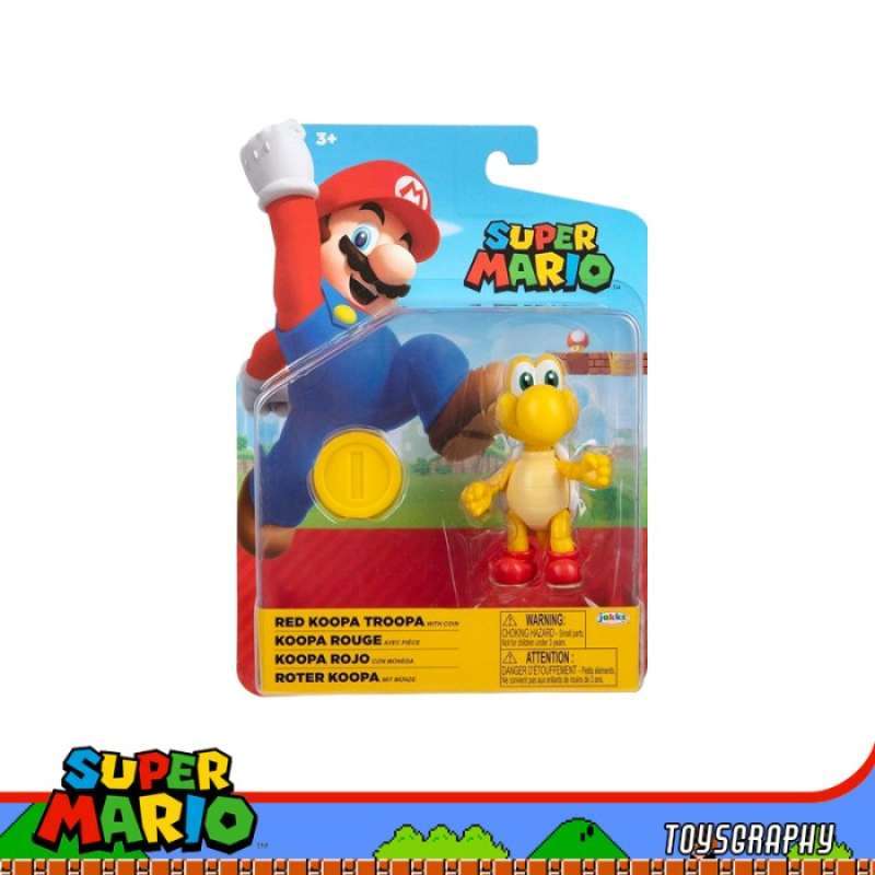 Jual Mario Koopa Troopa With Coin Action Figure Jakks Nintendo Di ...