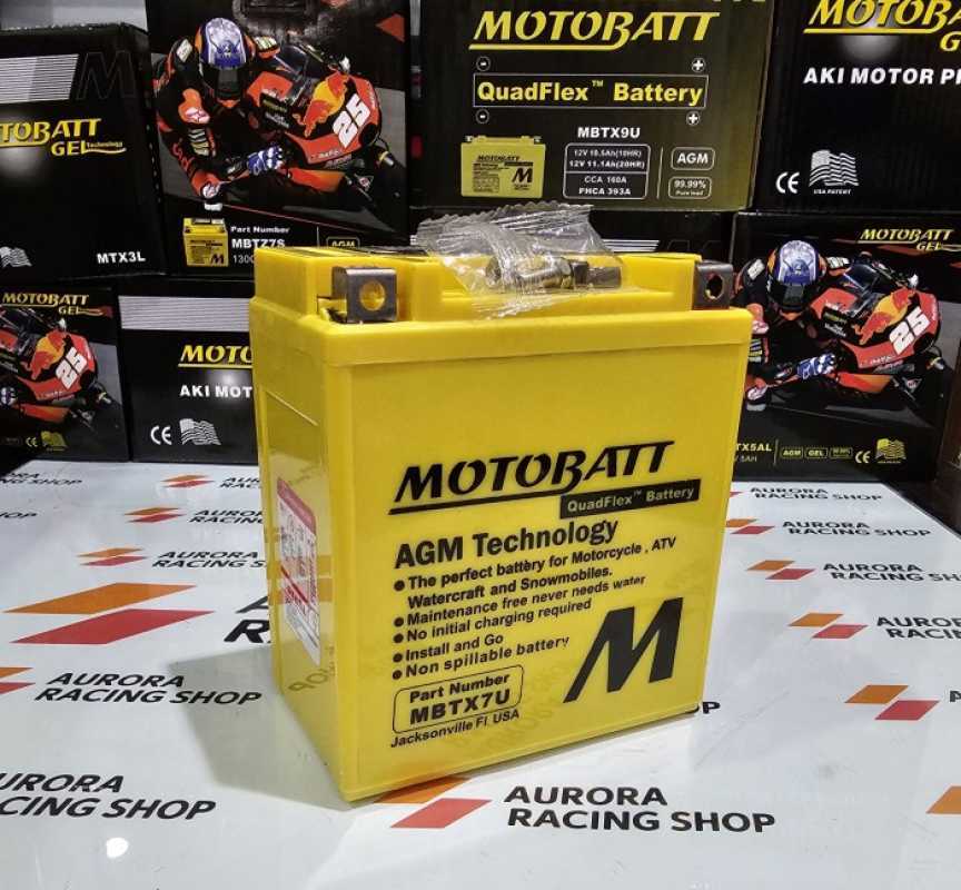 Promo Aki Motobatt Quadflex Mbtx7u Yamaha Xmax 250 / R25 / Mt25 Garansi