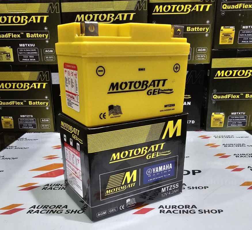 Promo AKI MOTOR YAMAHA FINO FI / FINO KARBU - MOTOBATT MTZ5S 12V4.2AH