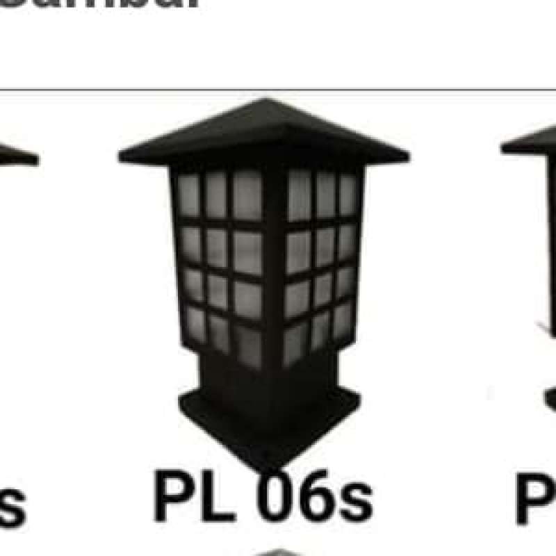 Promo LAMPU HIAS TAMAN PAGAR PILAR MINIMALIS HARGA PABRIK