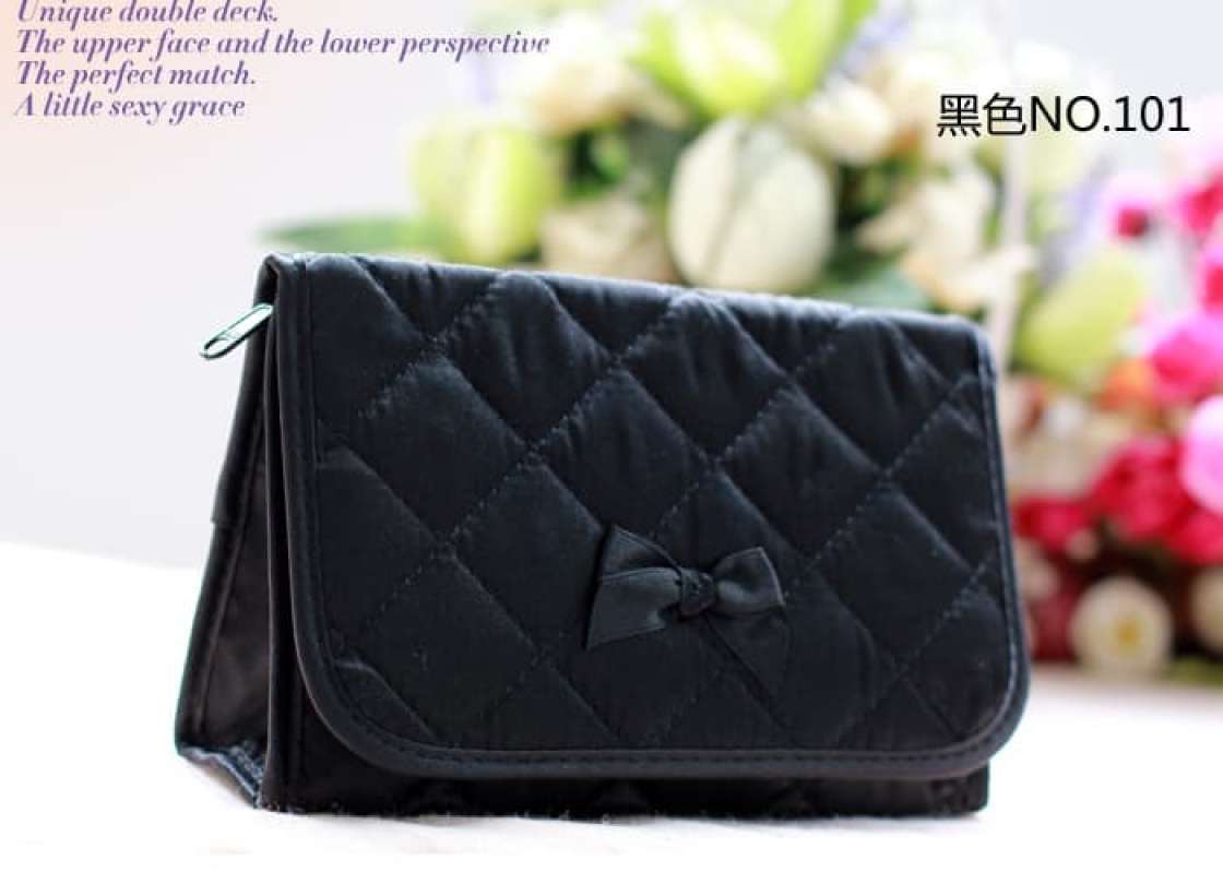 Naraya cosmetic bag with mirror on sale