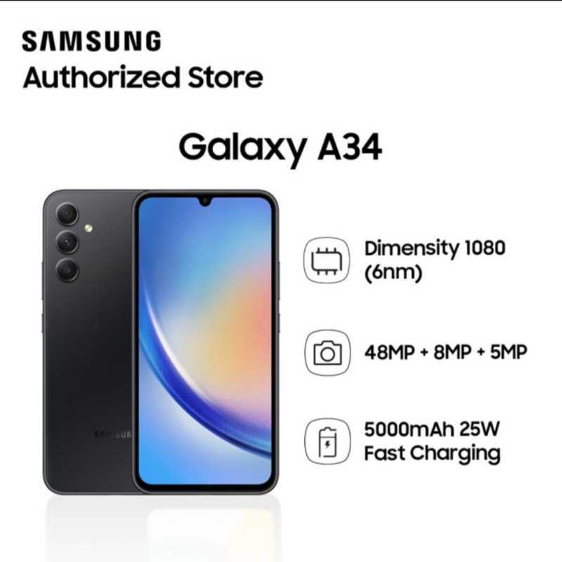 Jual Samsung Galaxy A34 5G [8/128] [8/256] Garansi Resmi SEIN di Seller ...