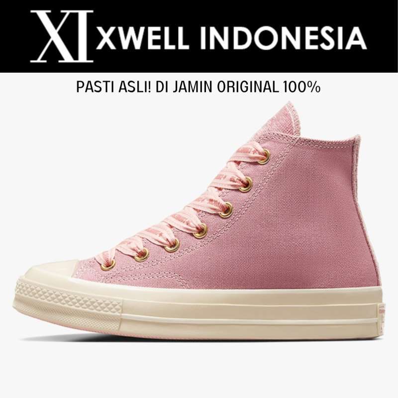 Sepatu Sneakers Wanita Original Converse 70 Seasonal High Pink A07976C