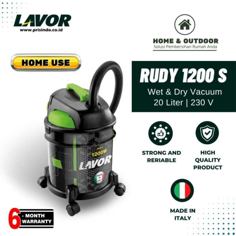 Promo Rudy 1200 S Lavor Wet Dry Blow Vacuum Cleaner Italy Diskon 23 Di