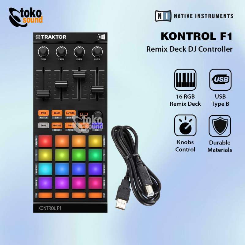 Jual Native Instruments Traktor Kontrol F1 - Dj Remix Controller