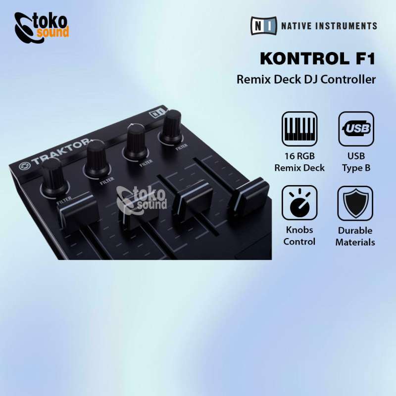 Jual Native Instruments Traktor Kontrol F1 - Dj Remix Controller