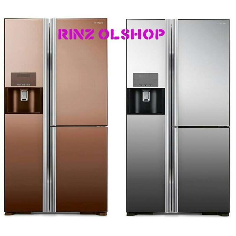 Jual Hitachi Kulkas Refrigerator Side By Side Inverter RM80Gpgd2X