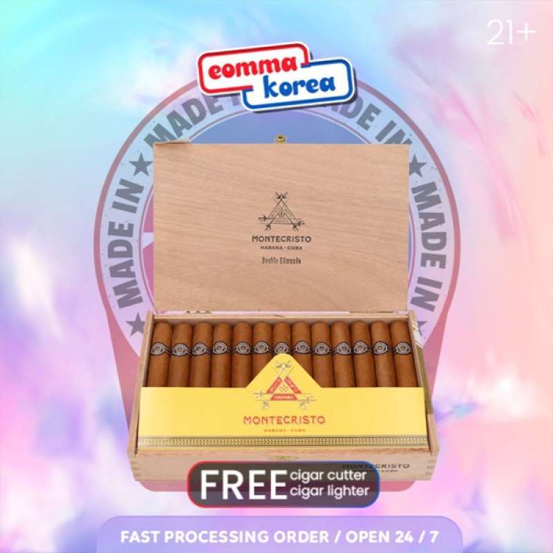 Jual Montecristo Edmundo [ Box of 25 Sticks ] Cuba Cigar Cerutu di ...