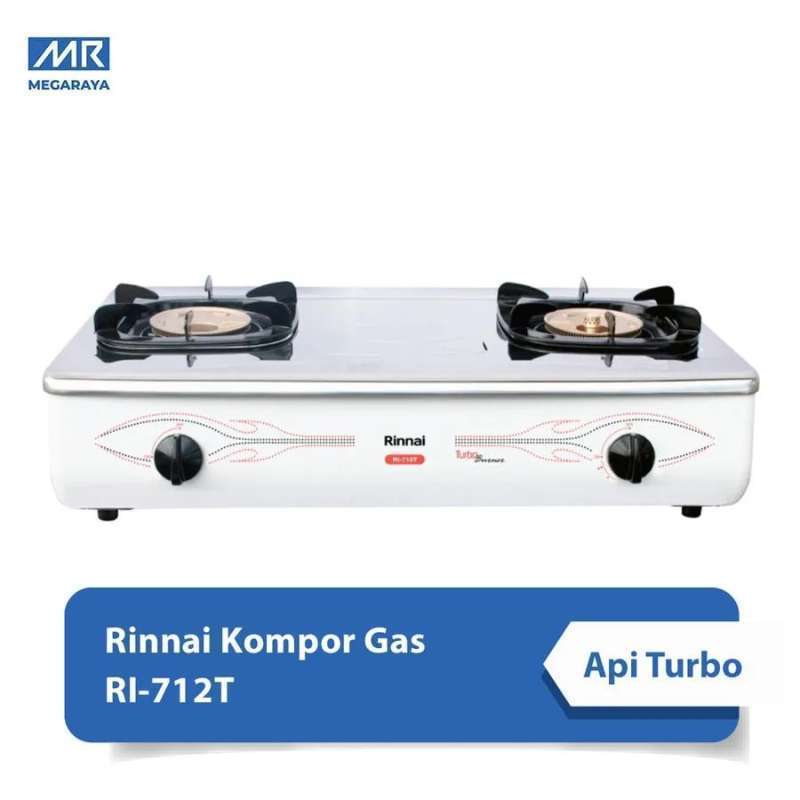 Jual Rinnai Kompor Gas Tungku Rinai Api Turbo Ri-712 T Ri 712 T