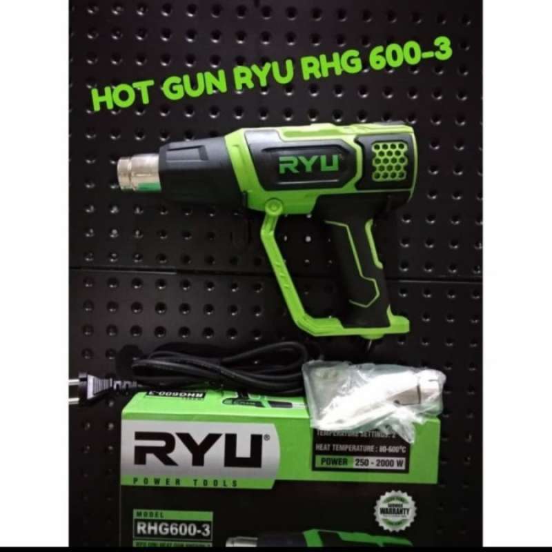 Gun Ryu Promo RYU HEAT GUN HOT GUN RYU RHG 600-3 MESIN PEMANAS Diskon 23% di ...