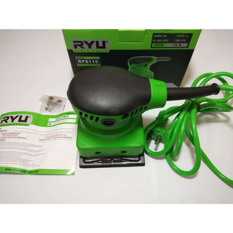 Promo Palm Sander RYU RPS 110 Mesin Amplas Kotak RYU RPS110 Diskon 23
