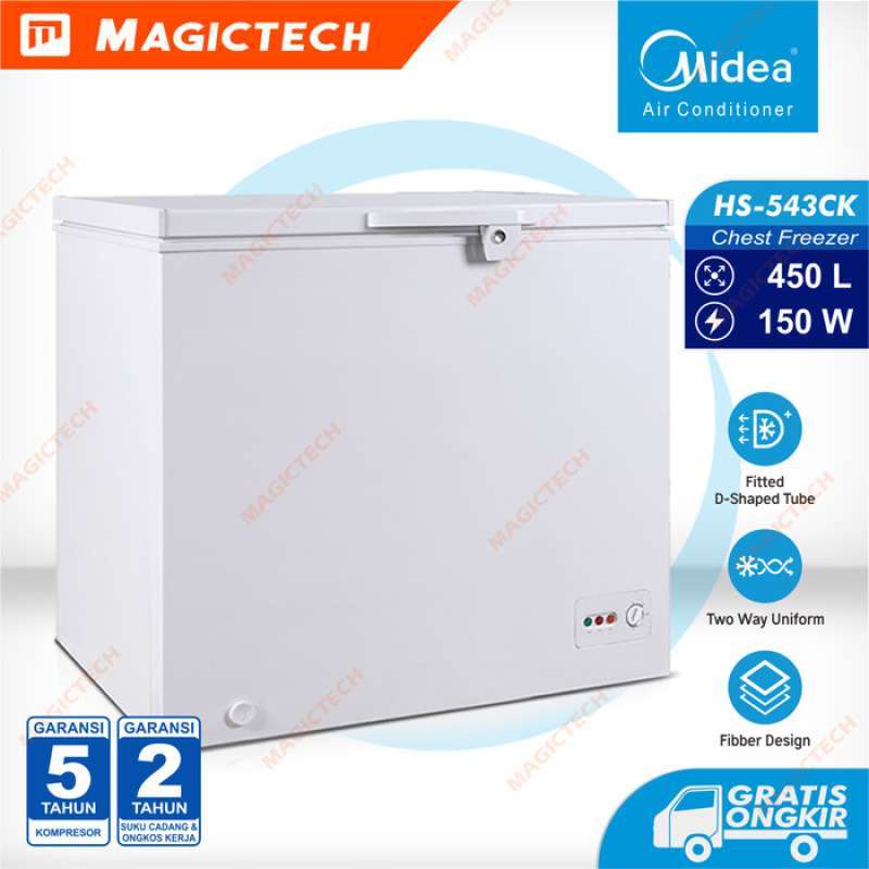 Jual CHEST FREEZER MIDEA HS543CK / HS543CK FREEZER BOX 450L di Seller