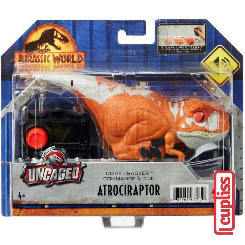 Jual Mattel Jurassic World GYN42 Uncaged Click Tracker Atrociraptor ...