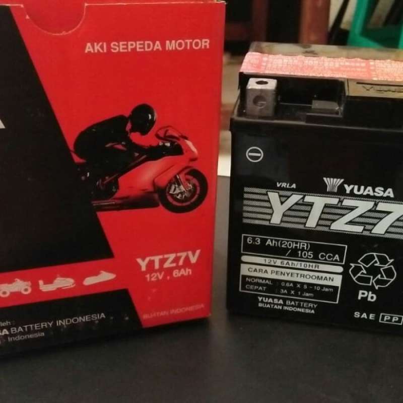 Promo Aki Motor Yamaha Nmax Yuasa YTZ7V GARANSI Diskon 2% di Seller SNJ