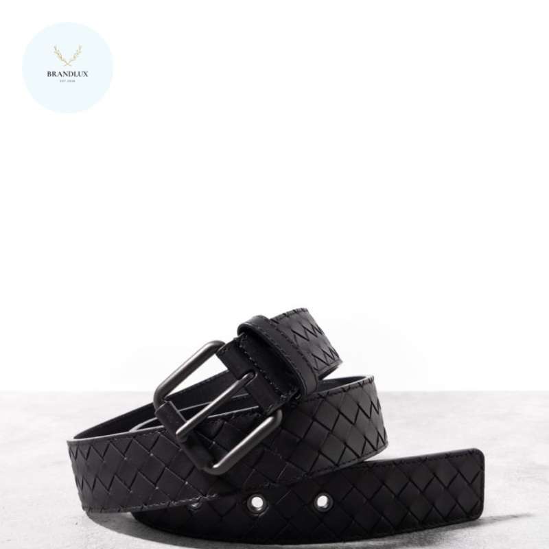 BOTTEGA VENETA Intrecciato Belt 35mm 100% Authentic - Main Image