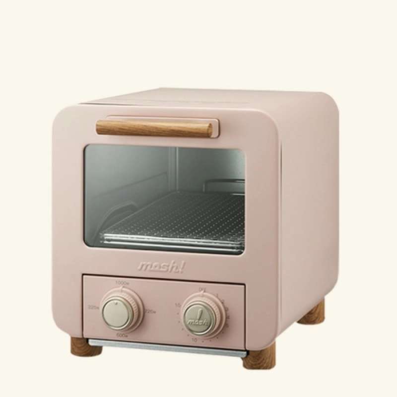 Promo Korea Simple Retro Mini Toaster Oven Mosh Kitchen Appliance