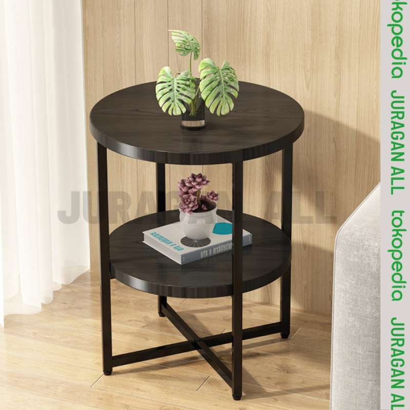 Promo New Meja Round Table / Meja Ruang Tamu / Meja Bulat /Coffe Table ...