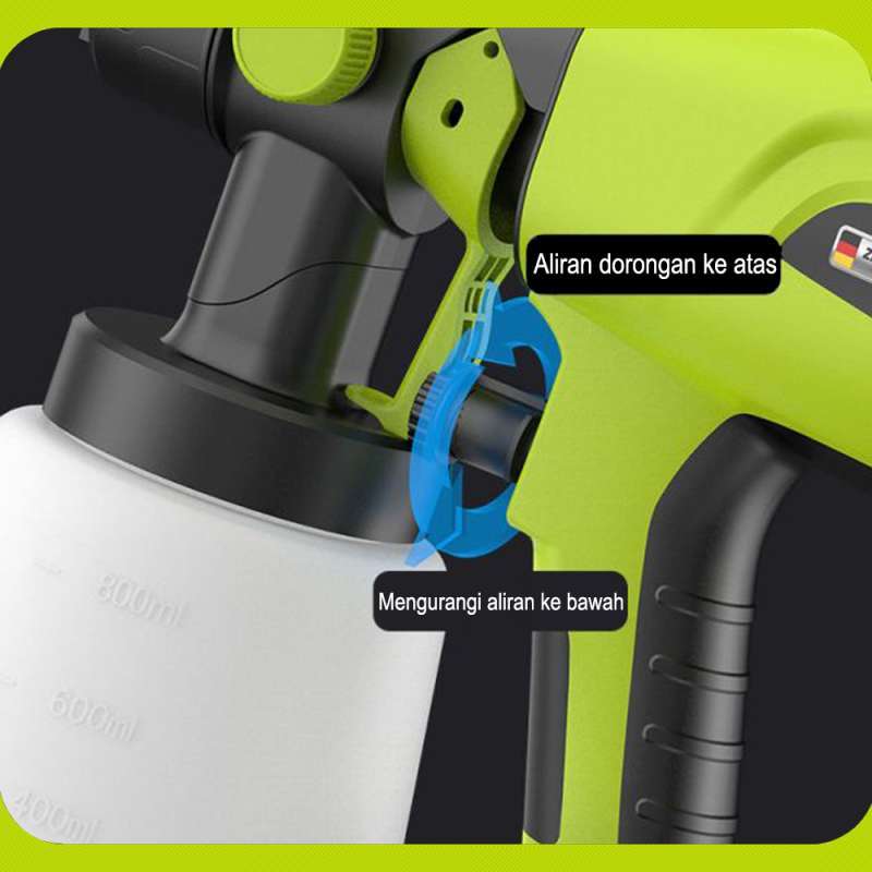 Promo 1000W Protable Spray Gun Paint Sprayer Listrik 3 Ukuran Nozzle