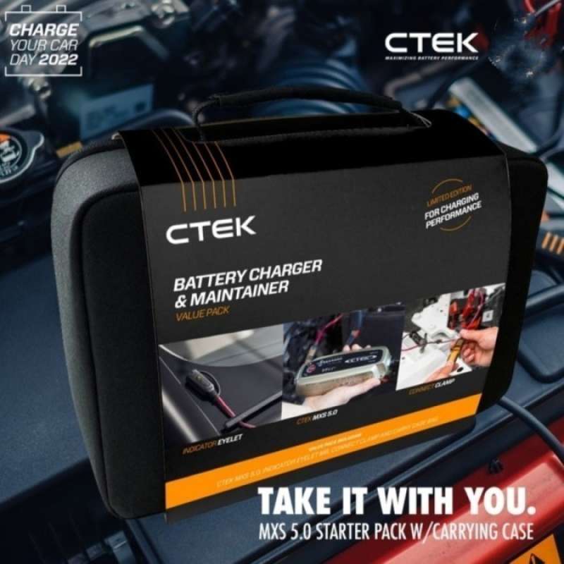 Cargador Baterias Coche Cargador De Batería CTEK MXS 5.0 | 12V 5A Inteligente Para Coche, Moto - Modo AGM Y Reacondicionamiento Cargador De Batería De Coche