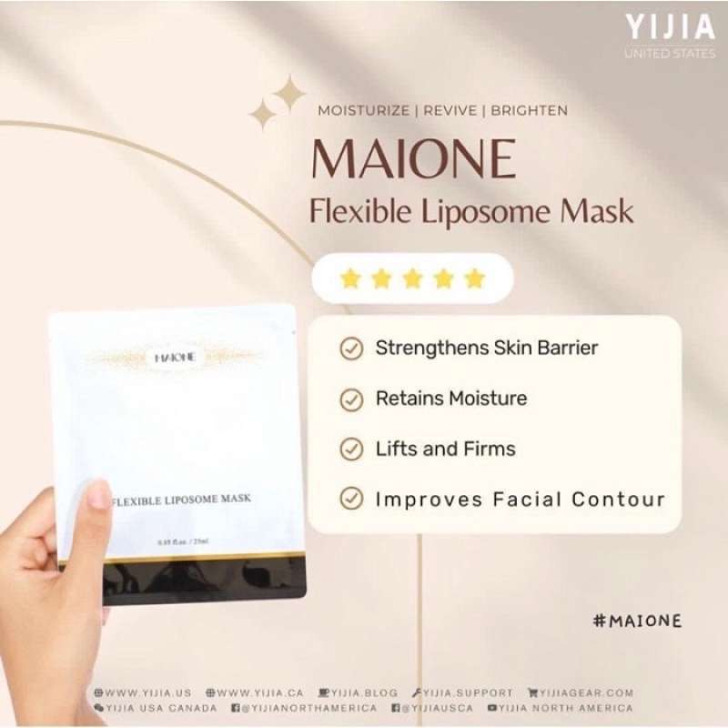 Jual Maione Body Care Flexible Liposome Mask : 10 Pcs Per