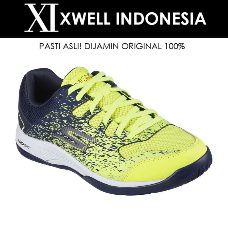 Jual Sepatu Badminton Pria Original Skechers Relaxed Fit Viper Court Yellow 246070c ylnv 42 Di Seller Xwell Indo Xwell Indonesia Kota Bandung Blibli