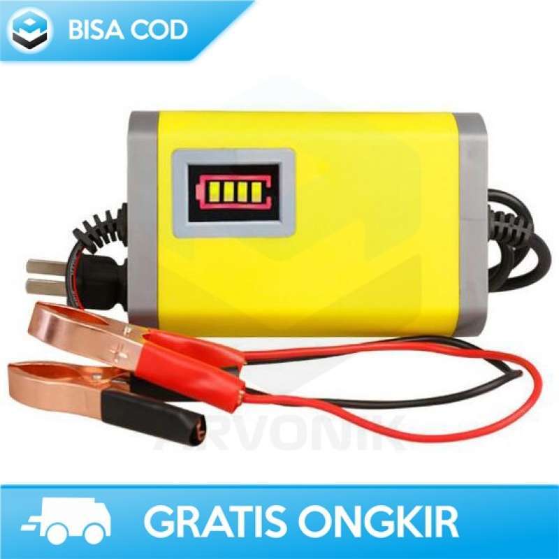 Promo CAS AKI MOTOR MURAH OTOHEROES UD12 ORIGINAL 12V 2A CHARGER AKI